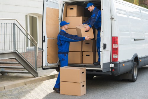 Household belongings loaded for a St Lukes relocation
