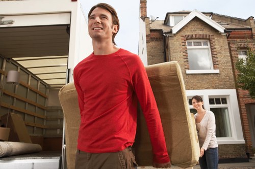 Careful transport of belongings on a local St Lukes moving job