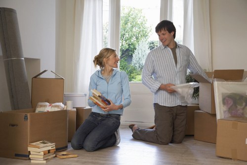 Professional moving truck service for apartment or office relocation