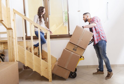 Local removal team handling furniture move in St Lukes