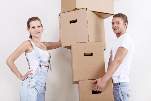 Home removals in a St Lukes flat with stair access
